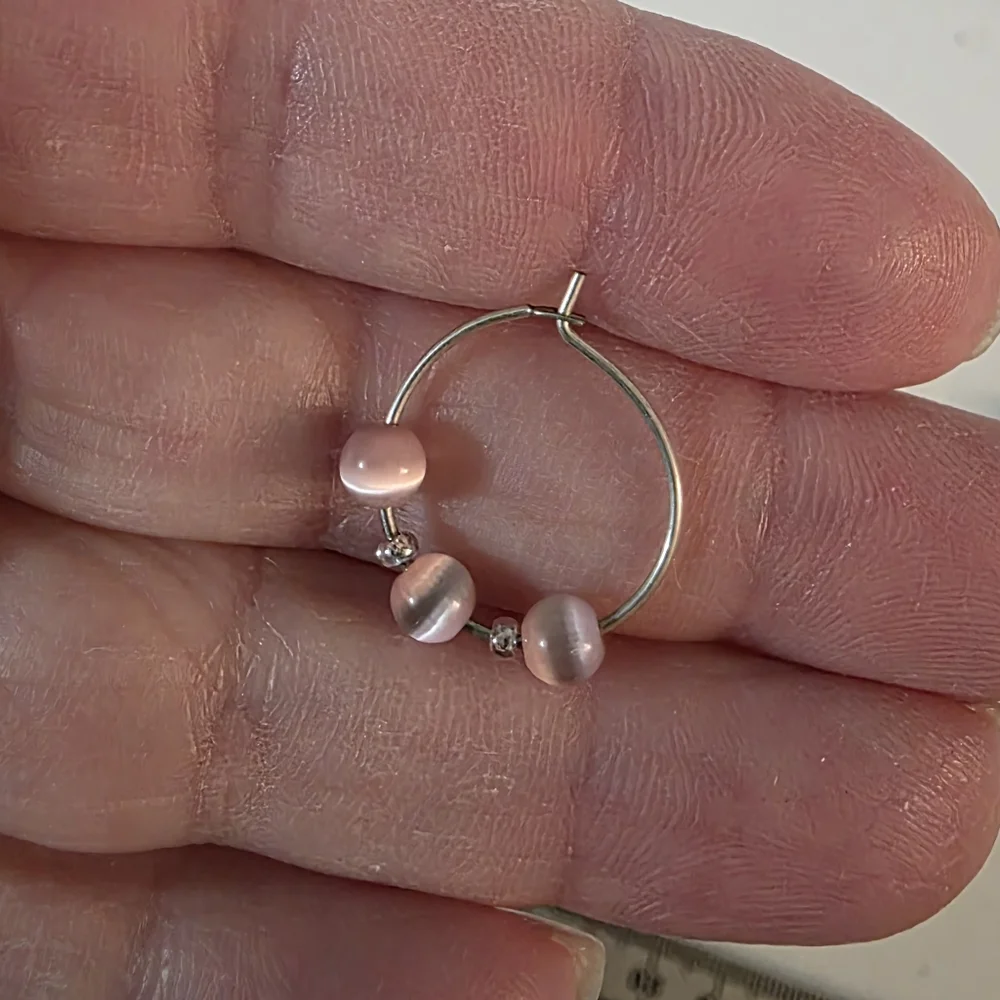 Fashion Jewelry Green and Pink Earrings